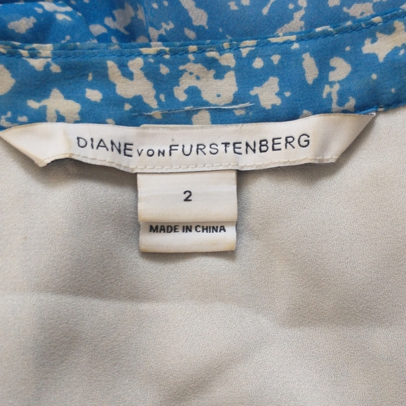 Diane Von Fursteberg Fleurette silk dress 2 - Picture 7 of 11